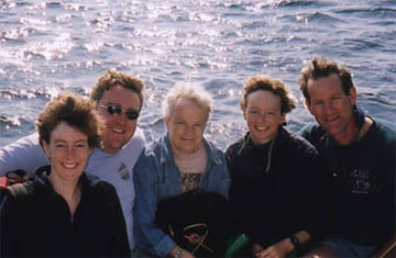 Cathy, Bill, Joan, Amy, Roger on Tender
